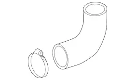 3aa-145-832-b Volkswagen Genuine Lower Hose