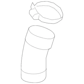 3qf-145-838-a Volkswagen Genuine Rear Hose