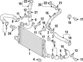 Volkswagen 3qf-145-844-a Genuine Air Pipe
