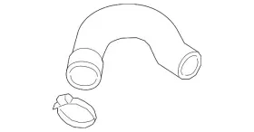 5qf-145-834 Volkswagen Genuine Inter-cooler Pipe