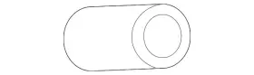 7p0-145-832 Volkswagen Genuine Connector Hose