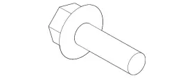 N-911-037-01 Volkswagen Genuine Support Bolt