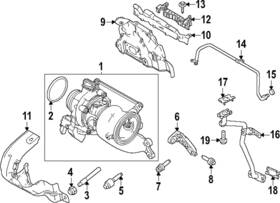 Volvo 30624586 Genuine 2022-2025 - Turbocharger Mounting Bolt