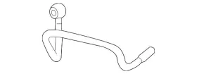 31219809 Volvo Genuine Turbocharger Coolant Line