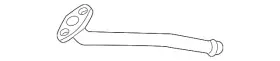 9458504 Volvo Genuine Oil Line