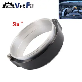 Kg03-500-bk Vrtfil W/ Flanges 5ftft Quick Release Hd V-band Clamp Aluminum For Air Intake Turbo Pipe