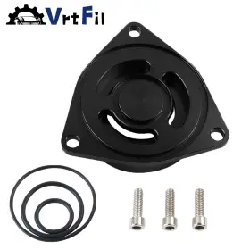 Rvc007-bk Vrtfil Black For 2016 Honda Civic X 10 1.5l Engine 2016-on Bov Adaptor Blow Off Valve