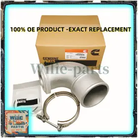 3682674 Wilie-parts Turbo Air Intake Elbow With Clamp And O-ring For Cummins Isx Qsx Isx15