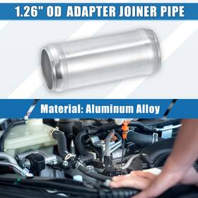 X Autohaux 716058614600 Car Adapter Joiner Pipe Universal 32mm 1.26 Inch Od 76mm 2.99 Length Connector