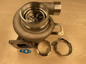 Gtx3584r-14t4billet Xy Turbocharger Dual Ball Bearing T4 Flange Gt35 Gt3584r .70 A/r Cold .82 Turbine