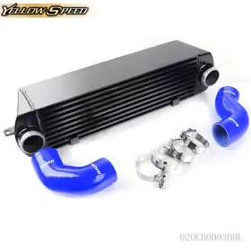 Yew12682 Yellowspeed Twin Turbo Intercooler Fit For 07-11 E90 E92 335i 335xi 135i Silincone Hose Kit