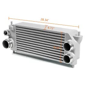 V-02ocb1203asl Ylwspeed20 Performance Intercooler Fits For Ford F-150 2.7l/3.5l Ecoboost 2015-2019 -gplus