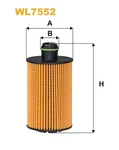 Wix Filters WL7552 Oil For Chrysler, Jeep, Lancia, Maserati, Ram Neu. Price: $25.28.