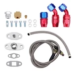 Turbo Oil Return & Feed Line Kit Fit Honda T04E T3/T4 Universal New. Price: $41.83.