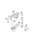 Genuine Mopar Hex Head Bolt And Washer Mounting 6511348AA New. Price: $6.54.