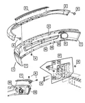 Genuine Mopar Bolt 6508161AA New. Price: $20.64.