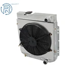 63 64-66 Ford Mustang Comet Falcon V8 Row Aluminum Radiator W/ Fan Shroud New. Price: $125.25.