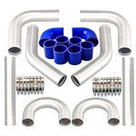 3" Universal Aluminum Turbo Intercooler Elbow Pipe Kit +silicone Hose+clamp New. Price: $106.99.