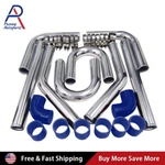 3" Universal Aluminum Turbo Intercooler Elbow U-pipe Kit + Silicone Hose Clamp New. Price: $106.99.