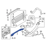 Ford F-150 2015-2025 FL3Z6K864A Lower Intercooler Bracket New. Price: $88.37.