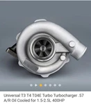 Maxpeedingrods T04E57-VL Part No. 3002906150 New Street Turbocharger. Price: $174.69.