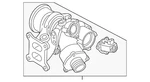 Genuine Volkswagen Turbocharger 06K-145-874-T New. Price: $1031.40.