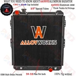 Rows Aluminum Radiator For 1993-1996 Toyota Hilux Surf KZN130 1KZ-TE 3.0TD New. Price: $184.95.