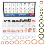 Glarks 143PCS Sizes Automotive Oil Drain Plug Gasket Kit M8 M10 M12 M14... New. Price: $29.57.