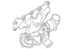 Genuine Land-rover Turbocharger LR068110 New. Price: $1910.09.