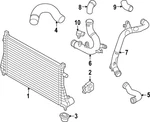 Genuine Volkswagen Air Pipe 5WA-145-770-C New. Price: $254.79.