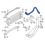 Genuine Ford Inter-cooler Hose NL3Z-6C646-B New. Price: $174.58.