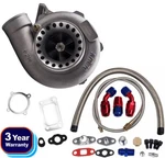 Flange 4 Bolt GT3582 A/r .70 Anti-surge Turbo+oil Drain Return Feed Line New. Price: $158.99.