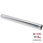 Straight Aluminum Pipe Polished, 3" (76MM), Length 18.00" Od: New. Price: $38.61.