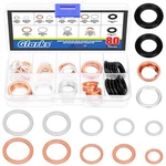 Glarks 80PCS 11 Sizes Automotive Oil 14 Millimeters, Silver, Black, Copper New. Price: $25.38.