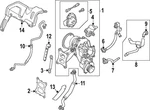 Genuine Volkswagen Hose Assembly 3QF-121-156-E New. Price: $29.69.