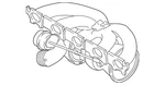 Genuine Audi Turbocharger 07K-145-701-P New. Price: $4162.62.