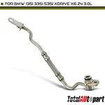 Turbocharger Oil Line For Bmw 335I 2007-2010 535I 535XI 740I 740LI X6 Z4 Front New. Price: $24.99.