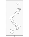 Genuine Ford Turbocharger Oil Line L1MZ-9T515-B New. Price: $124.68.