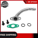 6.7L Turbo Oil Drain Line For 07-18 Dodge Ram 2500 3500 Diesel 68005450AA New. Price: $124.06.
