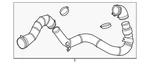 Genuine Land-rover Air Inlet Tube LR049696 New. Price: $614.78.
