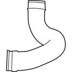New Genuine Mercedes-benz Charge Air Hose 2215282682 / 221-528-26-82 Oem. Price: $588.34.