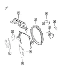 Genuine Mopar Screw 68210901AA New. Price: $31.54.