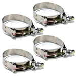 Squirrelly 2" Stainless-steel Bolt Corrosion Resistant Hose Clamps W/r New. Price: $17.33.