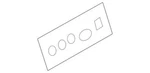 Oem New 2011-2015 Ford Escape Lincoln Auxiliary Jack Bezel BT4Z-19C149-B. Price: $46.16.