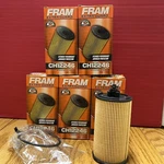 Lot Of 5 Fram CH12246 Oil Filter For WL10283 Buick Encore Chevrolet Extra Guard New. Price: $49.95.