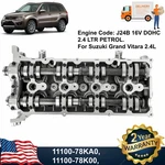 11100-78KA0 J24B Complete Cylinder Head For Suzuki Grand Vitara 2.4L 16V Dohc New. Price: $608.00.