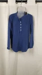 Bdg Ladies Button Up Jersey Top Blue Uk Medium Rrp 32 LN016 Dd 13 New. Price: $38.09.