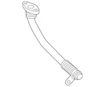 Genuine Mercedes-benz Oil Return Line 254-180-52-00 New. Price: $26.40.