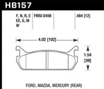 Hawk Performance HB157N.484-AP Hp Plus Disc Brake Pad New. Price: $146.69.