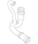 Genuine Land-rover Inter-cooler Hose LR125133 New. Price: $201.03.